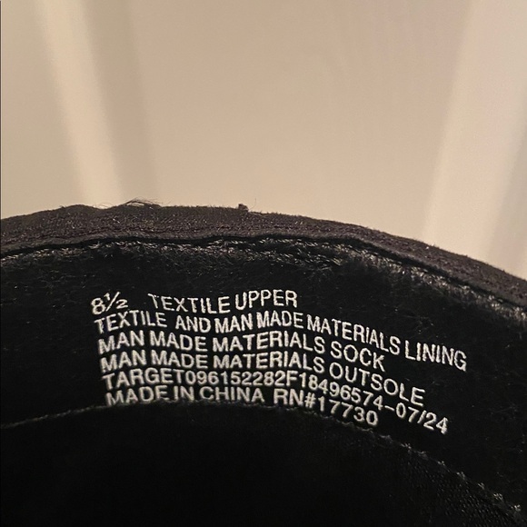 A New Day Black Sequins 1/2 Zip Heeled Boots… - Picture 8 of 9